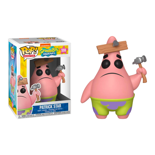 Spongebob - Patrick with Board Pop! Vinyl Figure | Cookie Jar - Home of the Coolest Gifts, Toys & Collectables