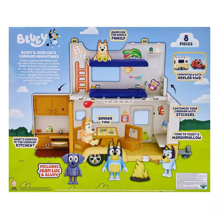 Bluey Caravan Playset Adventures