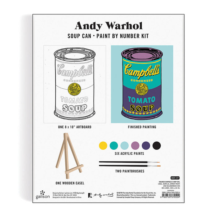 Andy Warhol - Soup Paint by Number Kit