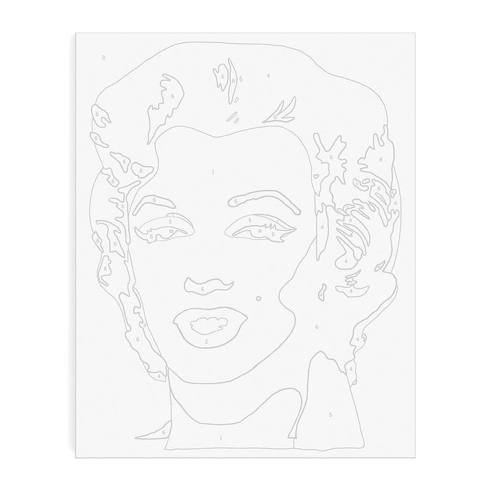 Andy Warhol - Marilyn Paint by Number Kit