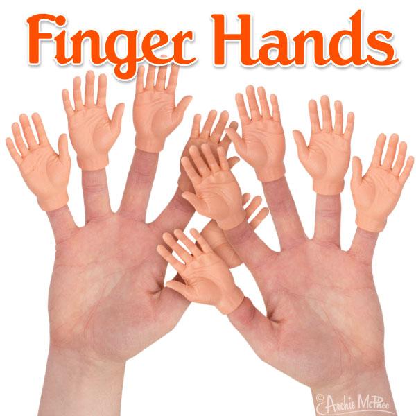 Archie McPhee - Hand Finger Puppets