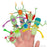 Archie McPhee - Glow In The Dark Monster Finger Puppets