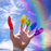 Archie McPhee - Rainbow Hand Finger Puppets