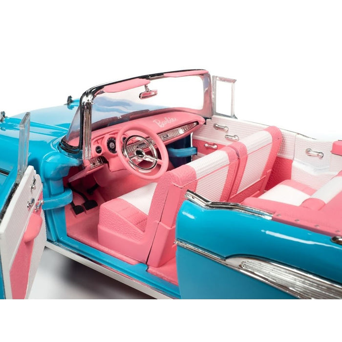 1:18 Barbie Aqua 1957 Chevy Convertible