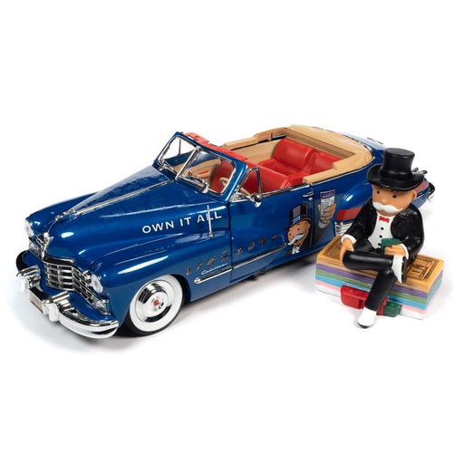 1:18 Monopoly 1947 Cadillac Convertible & Resin Figure