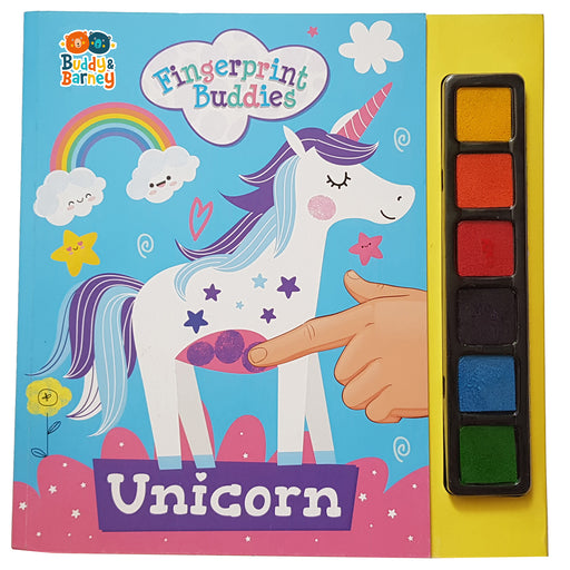 Finger Print Buddies Book - Unicorn