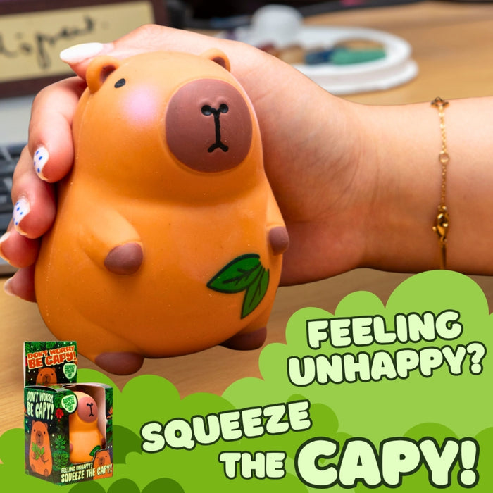 Boxer Gifts - Capybara Stress Toy - Don't Worry Be Cappy