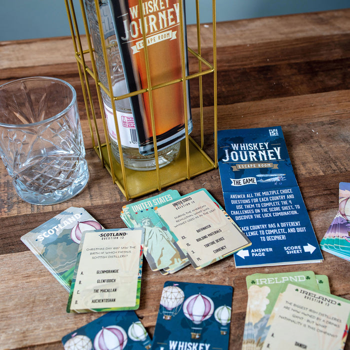 Whiskey Journey Escape Room Game