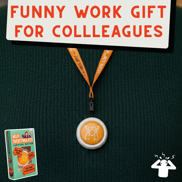 Boxer Gifts - Overstimulated Button