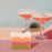 Peach & Golden Raspberry Martini Soap Slice