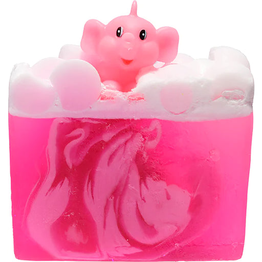 Pink Elephants & Lemonade Soap Slice with Toy