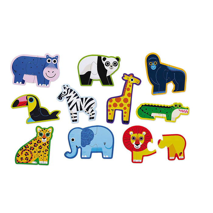 Let's Begin Puzzle 2pc - Jungle