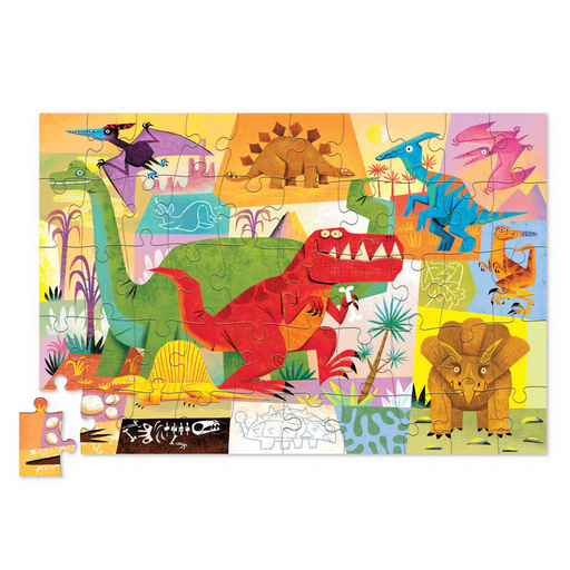 50 Piece Tin Puzzle - Dino World