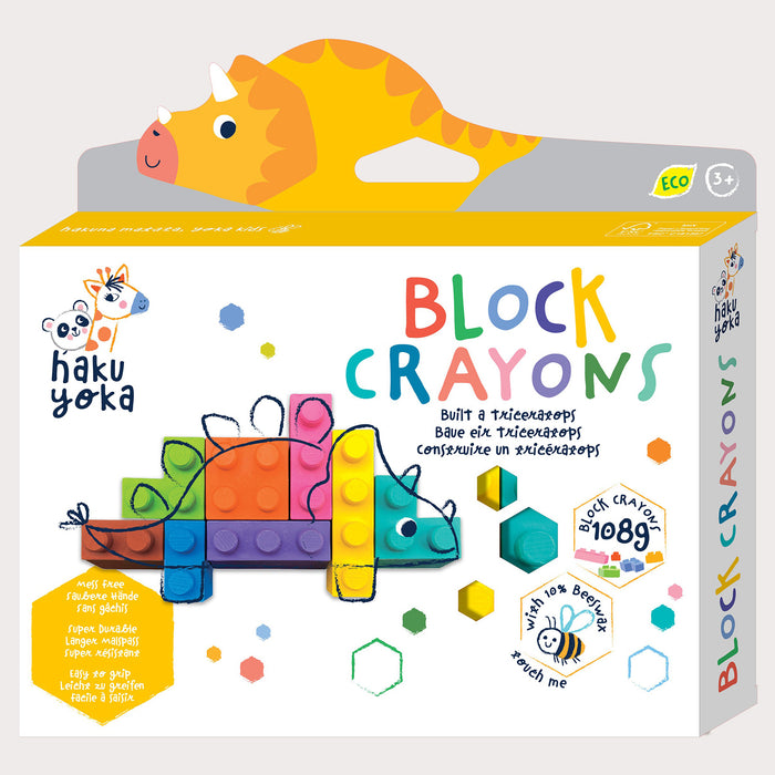 Block crayons - Triceratops