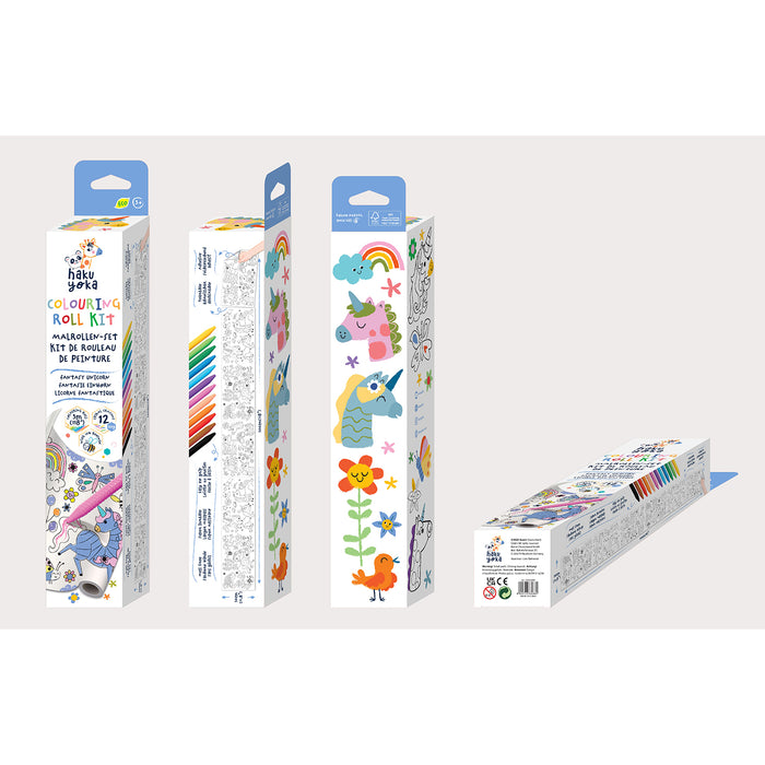 Colouring Roll Kit - Unicorn