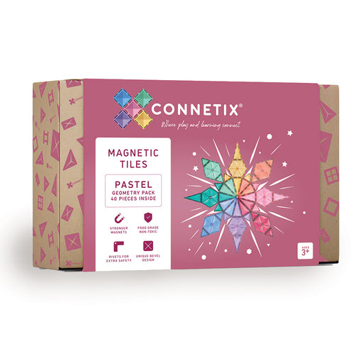 Connetix - Pastel Geometry Pack (40 Pieces)