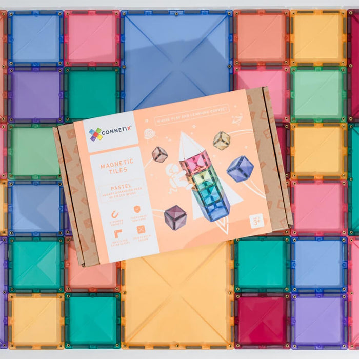 Connetix - Pastel Square Pack (40 Pieces)