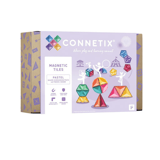 Connetix - Pastel Shape Expansion Pack (48 Pieces)