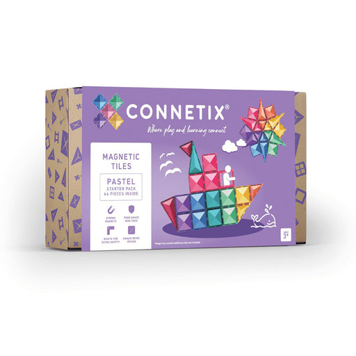 Connetix - Pastel Starter Pack (64 Pieces)