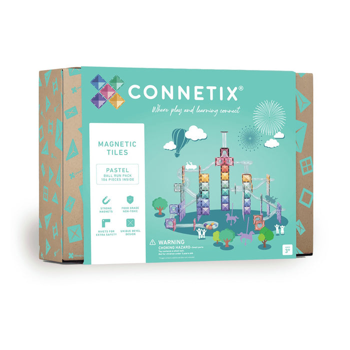 Connetix - Pastel Ball Run Pack (106 Pieces)