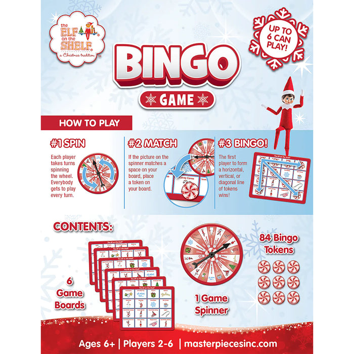 Elf on the Shelf - Bingo Game