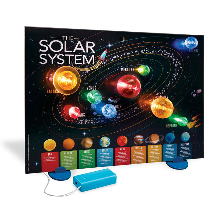 4M KidzLabs - 3D Solar System Light - Up Poster Board