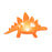 Fizz Creations - Stegosaurus Jelly Mood Light - Orange