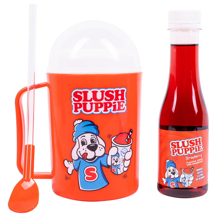 Slush Puppie - Making Cup & Strawberry Syrup Set