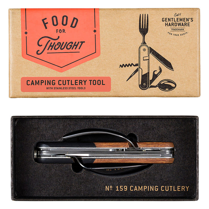Gentlemen's Hardware - Wooden Camping Cutlery Tool