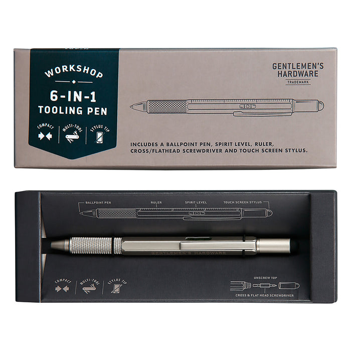 Gentlemen's Hardware - 6-in-1 Tooling Pen