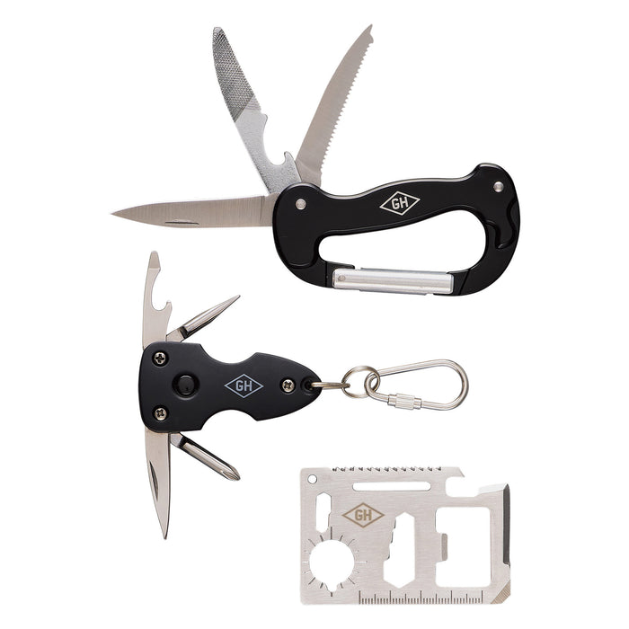 Gentlemen's Hardware - Survival Multi-Tools (Set of 3)