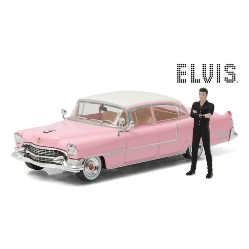 1:43 Scale Elvis Presley 1955 Cadillac Fleetwood Series 60 Diecast Model with Elvis Presley Figure