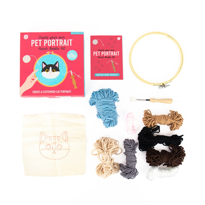 Pet Portraits - Cat Punch Needle