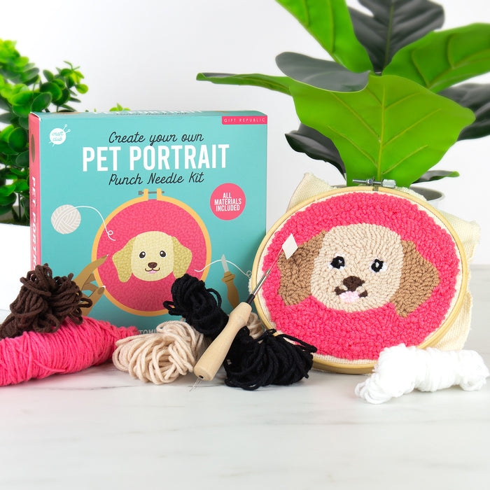 Pet Portraits - Dog Punch Needle