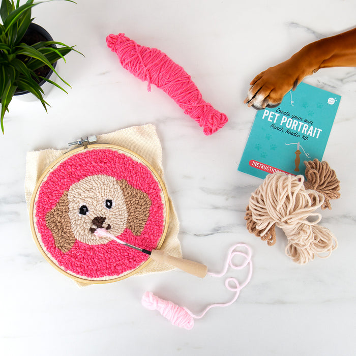 Pet Portraits - Dog Punch Needle
