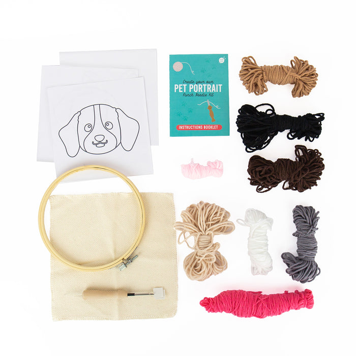 Pet Portraits - Dog Punch Needle