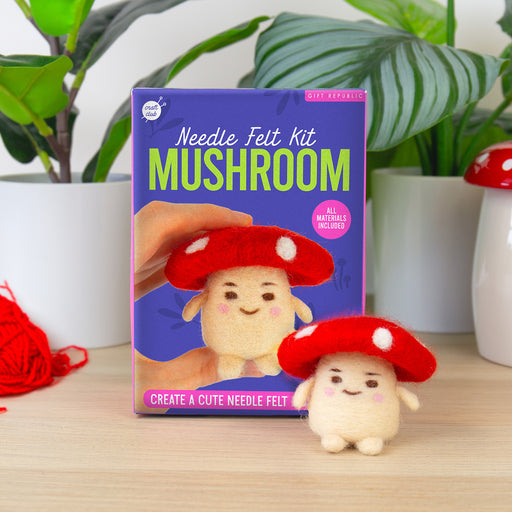 Mushroom Needle Felting Kit - COOKIE JAR