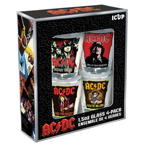 AC/DC Shot Glass Set (4-Pack / 1.5oz)