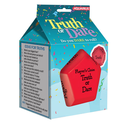 Truth or Dare Large Foam Dice Rolling Game