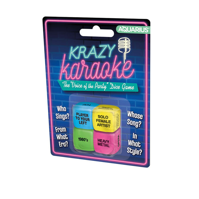 Krazy Karaoke Dice Rolling Game (4 Dice)