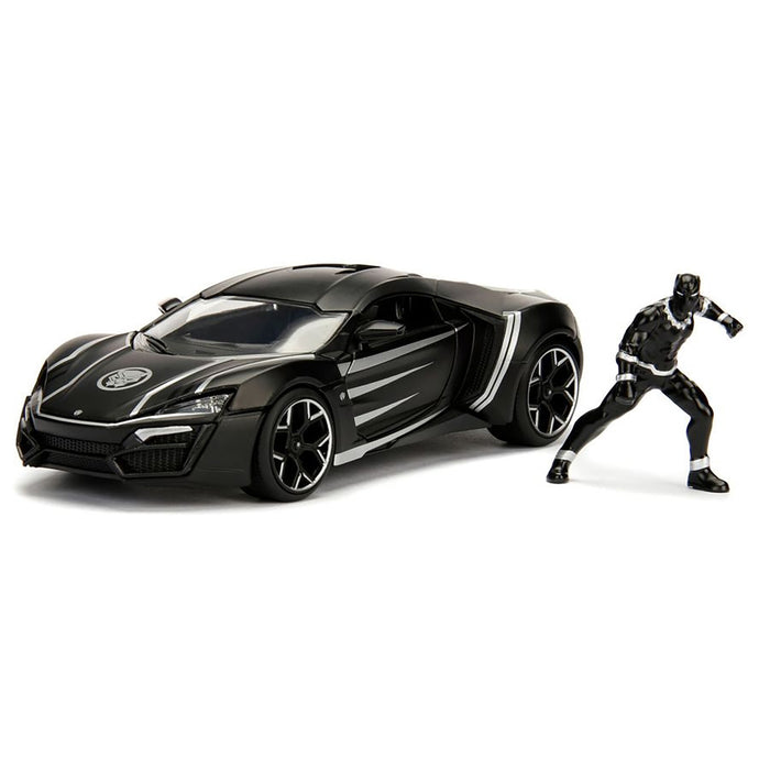 Avengers (comics) - Black Panther Lykan Hypersport 1:24 Scale Hollywood Rides Diecast Vehicle
