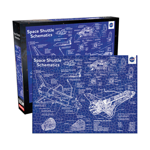 NASA- Shuttle Schematic 500pc Puzzle