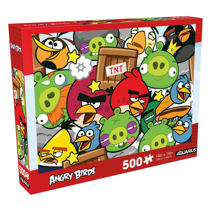 Angry Birds Collage 500 Piece Jigsaw Puzzle