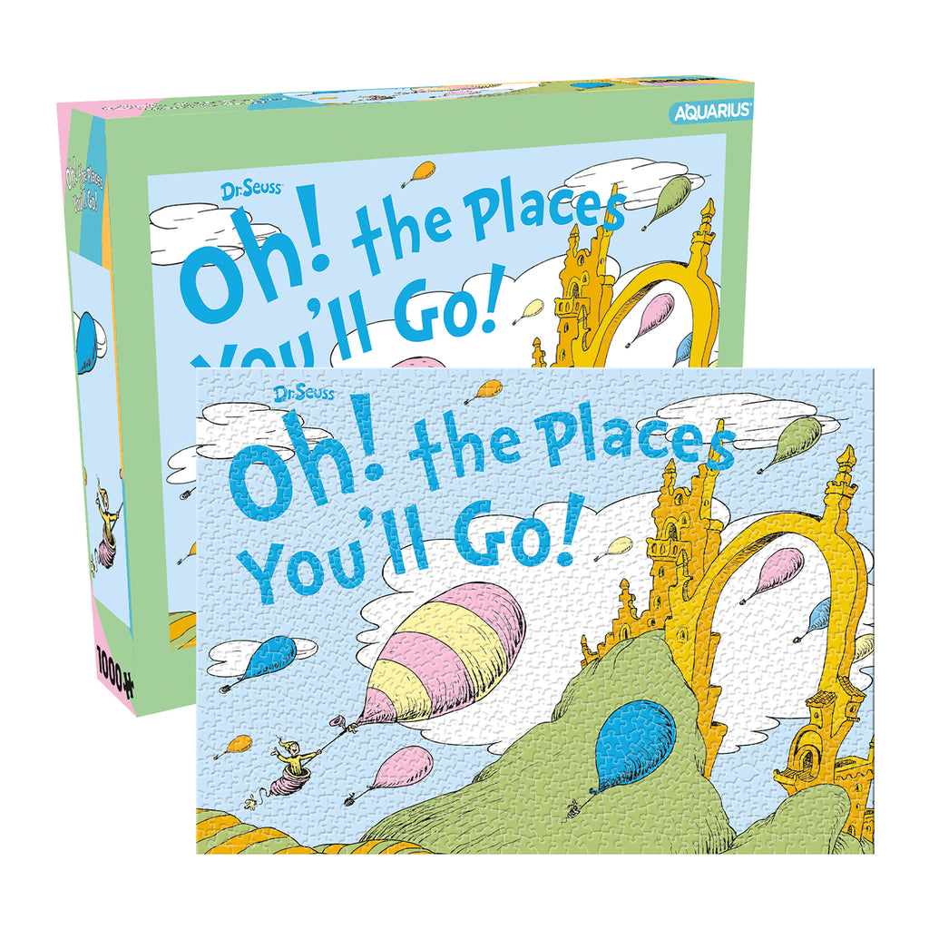 Oh, The Places You'll Go! - Balloon Dr Seuss 1000pc Puzzle — COOKIE JAR