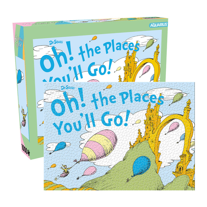 Oh, The Places You'll Go! - Balloon Dr Seuss 1000pc Puzzle