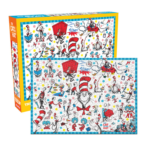 The Cat in the Hat - Collage 1000pc Puzzle