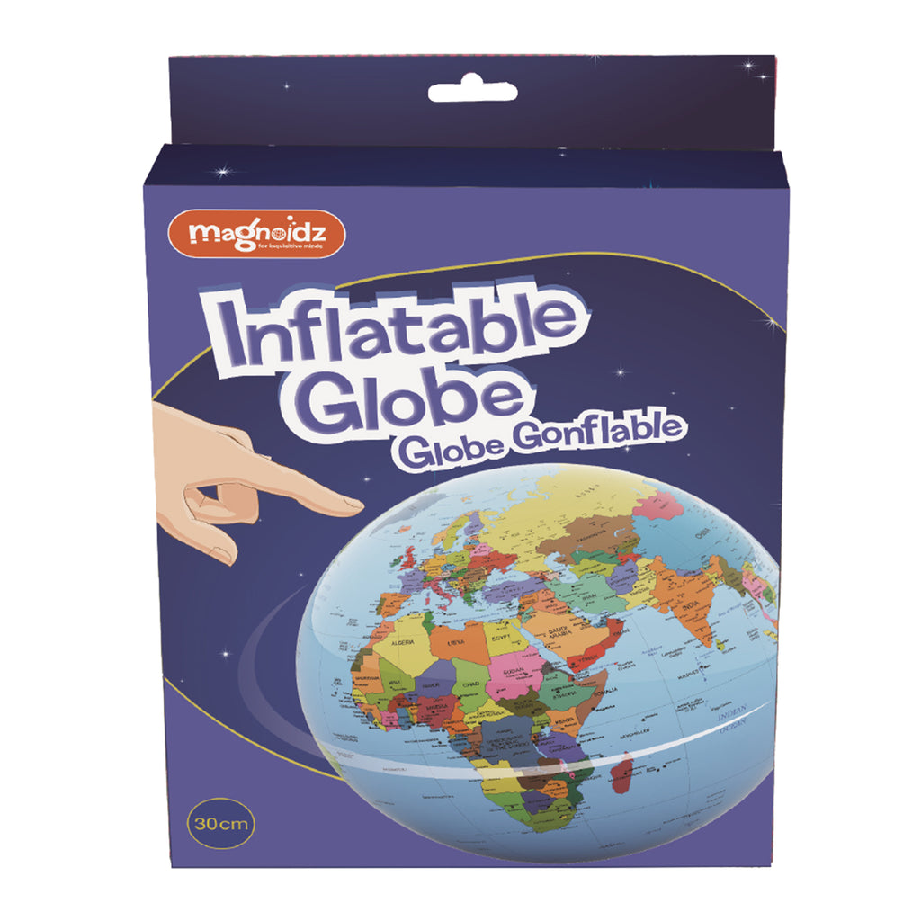 Globe Terrestre Gonflable 30 Cm Keycraft - Éducatif, Multicolore, Pour Enfants à Partir De 3 Ans - 9