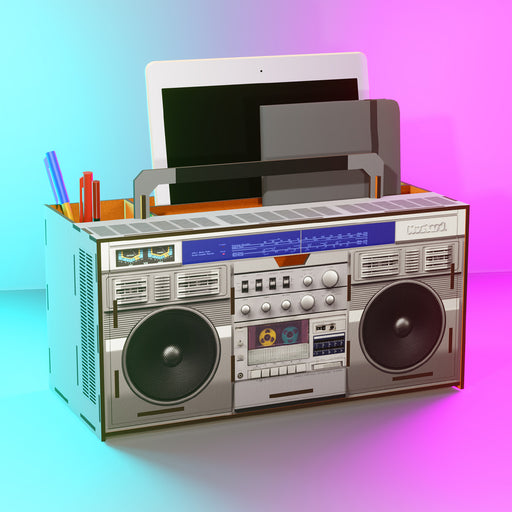 Mustard - Boom Box Desk Organiser