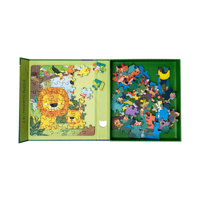 2 in 1 Travel Magnetic Puzzle - Forest
