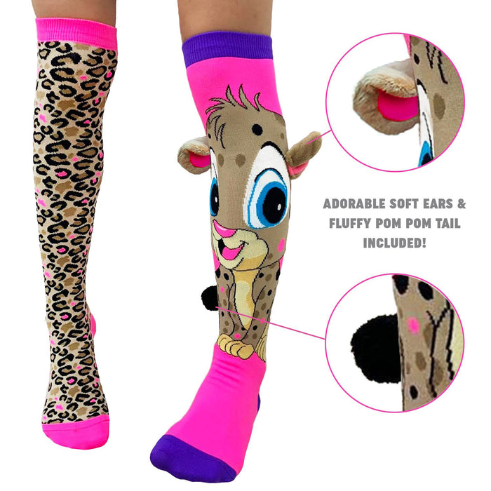 Cheeky Cheetah Socks (Age 3-5 Years)